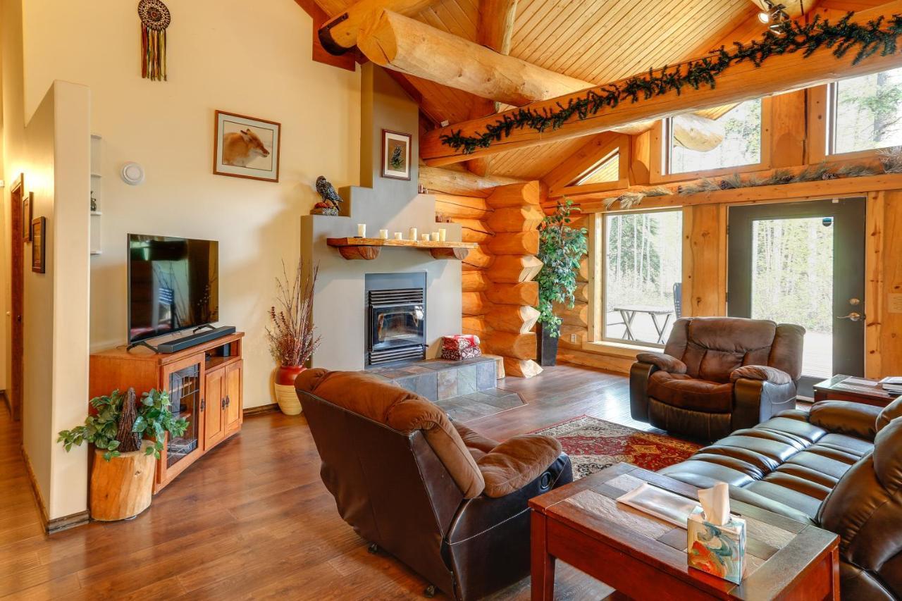 Riverside Log Cabin On-Site Aurora Viewing! North Pole Exteriér fotografie
