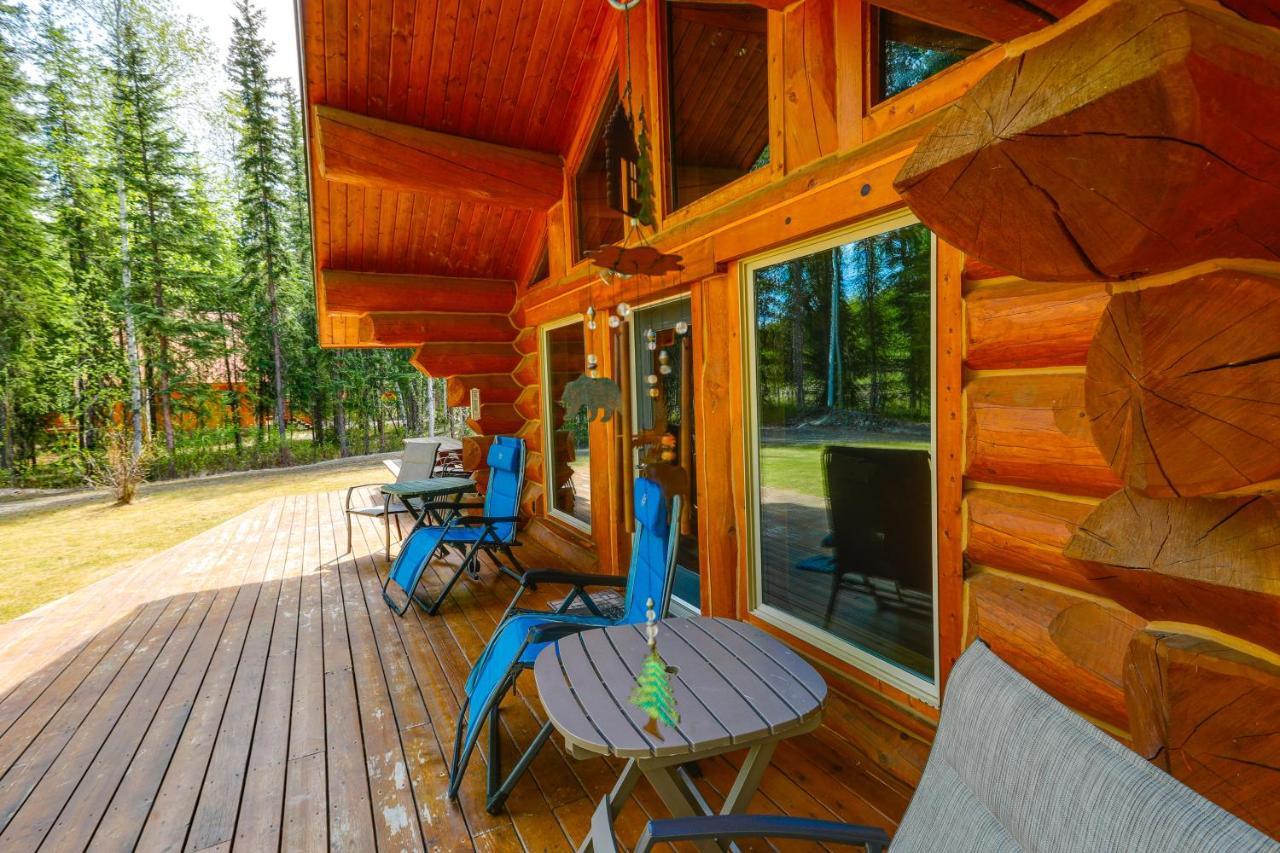 Riverside Log Cabin On-Site Aurora Viewing! North Pole Exteriér fotografie