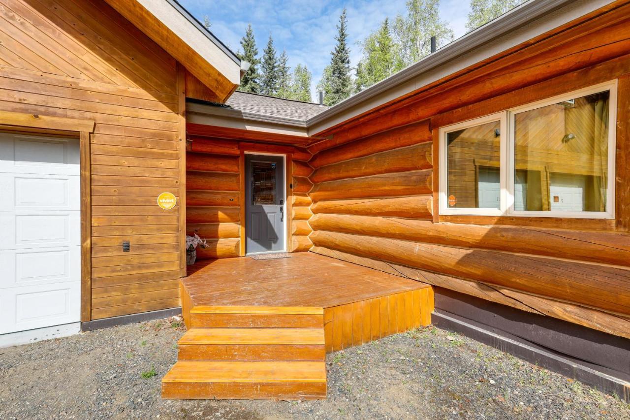 Riverside Log Cabin On-Site Aurora Viewing! North Pole Exteriér fotografie