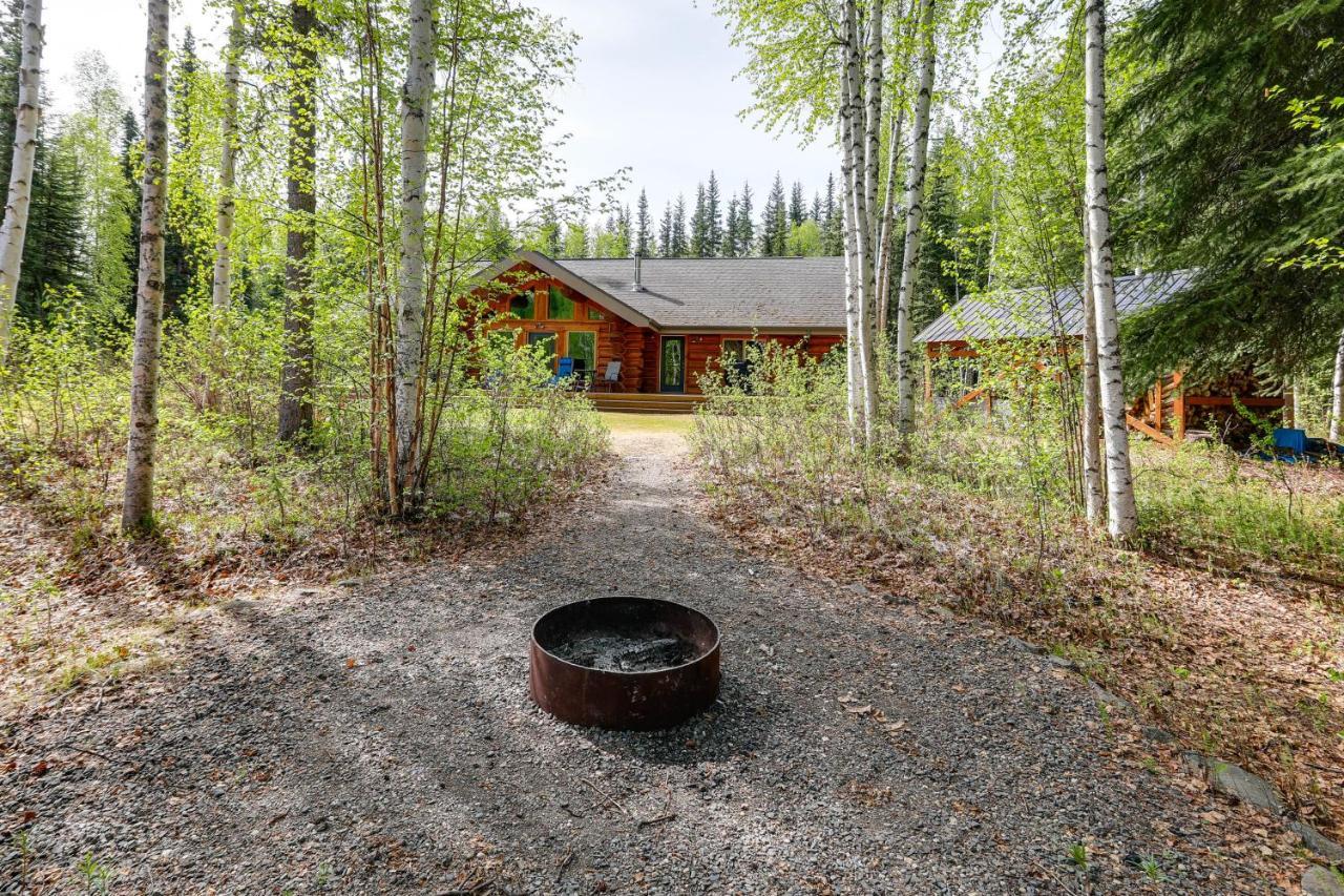 Riverside Log Cabin On-Site Aurora Viewing! North Pole Exteriér fotografie